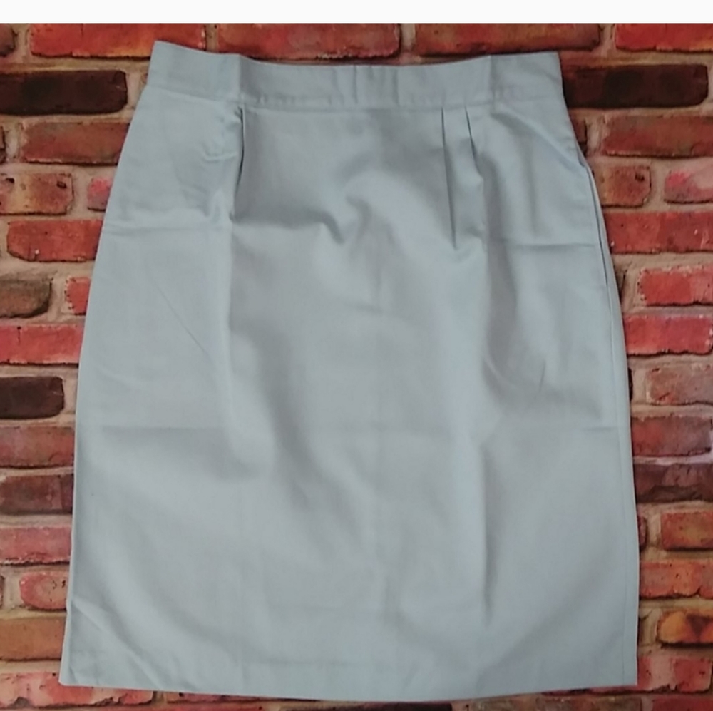 Avon Fashions A-Line Skirt Light Blue
